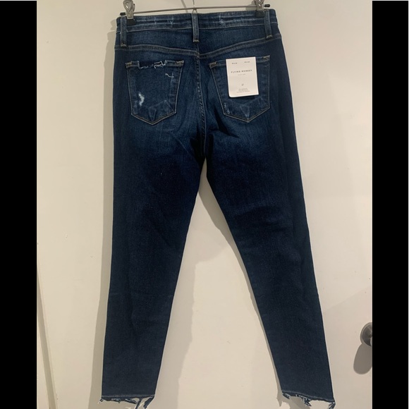 Flying monkey rippped hem skinny jeans 27 - Picture 2 of 6
